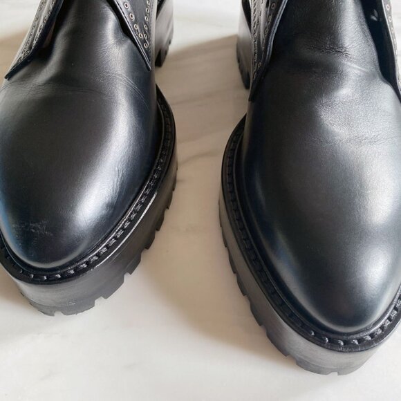 Alaia Eyelet Derby Loafers in Black | US size 6 (EU 36.5) | Excellent Condition - Picture 11 of 16